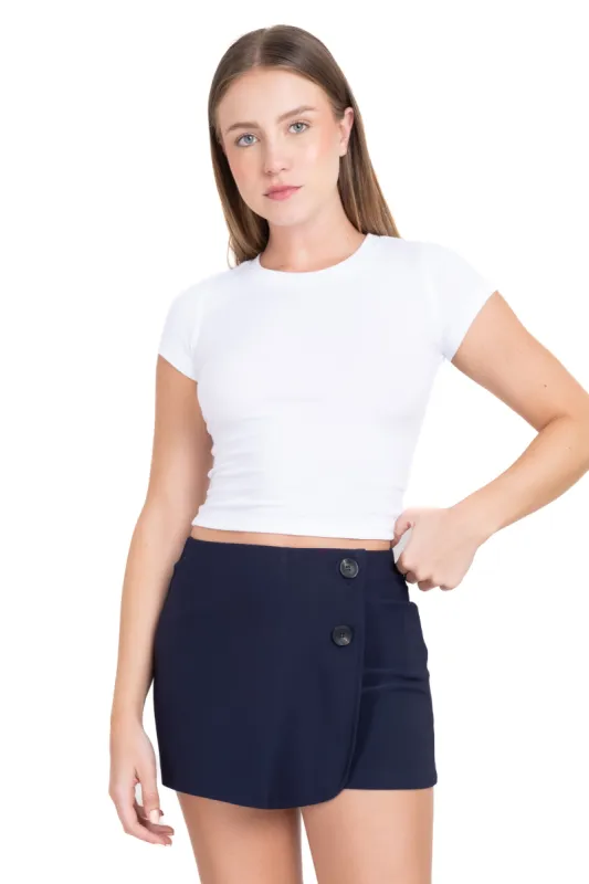 Top Manga Corta Acanalado sold by Shasa