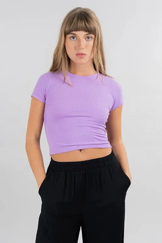 Top Manga Corta Acanalado sold by Shasa