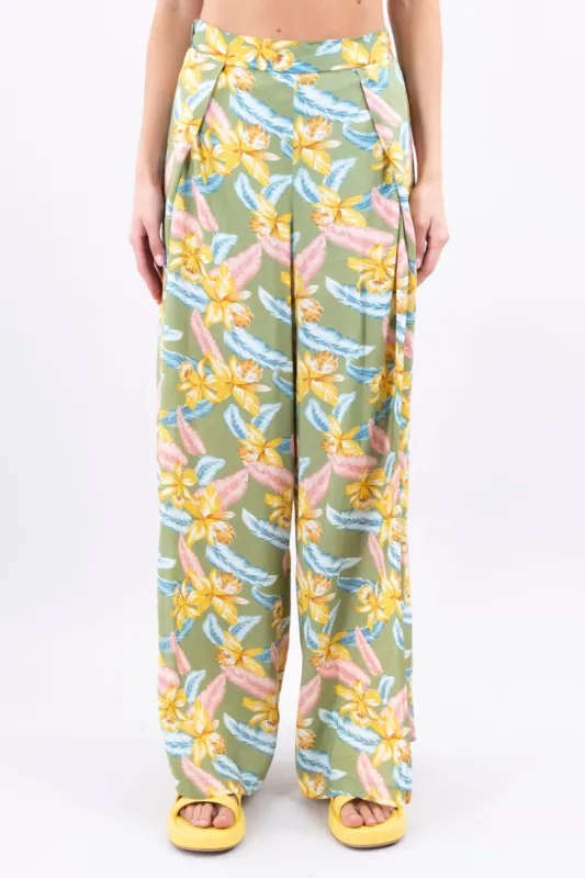 Pantalón wide leg abertura tropical sold by Shasa