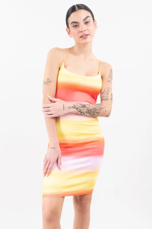 Vestido midi degradado sold by Shasa