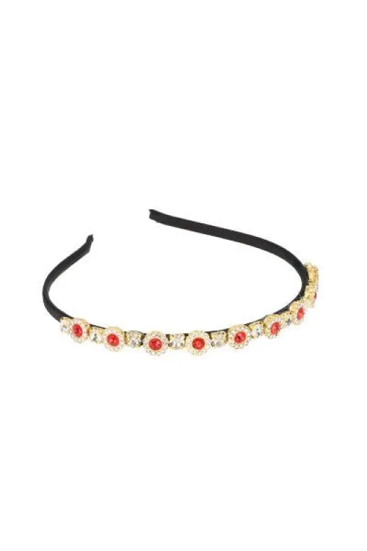 Diadema flores cristal sold by Shasa