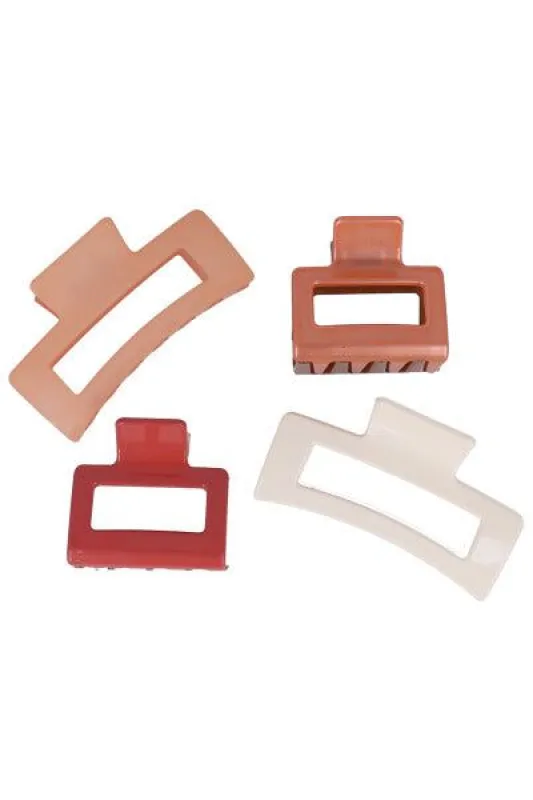 Set 4 pinzas transparente sold by Shasa