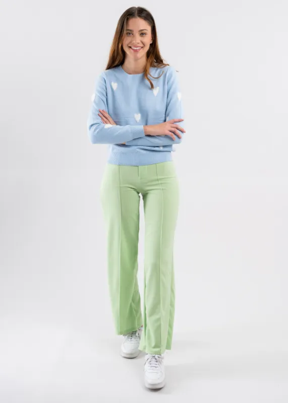 Pantalón recto amplio costura sold by Shasa