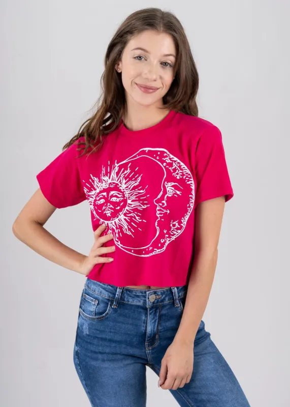 Playera Estampado Sol Luna sold by Shasa
