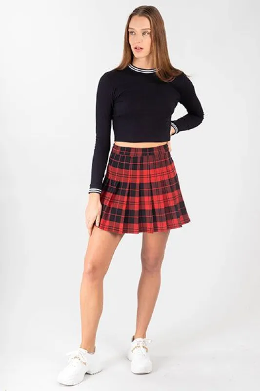 Falda Mini Cuadros Bicolor sold by Shasa