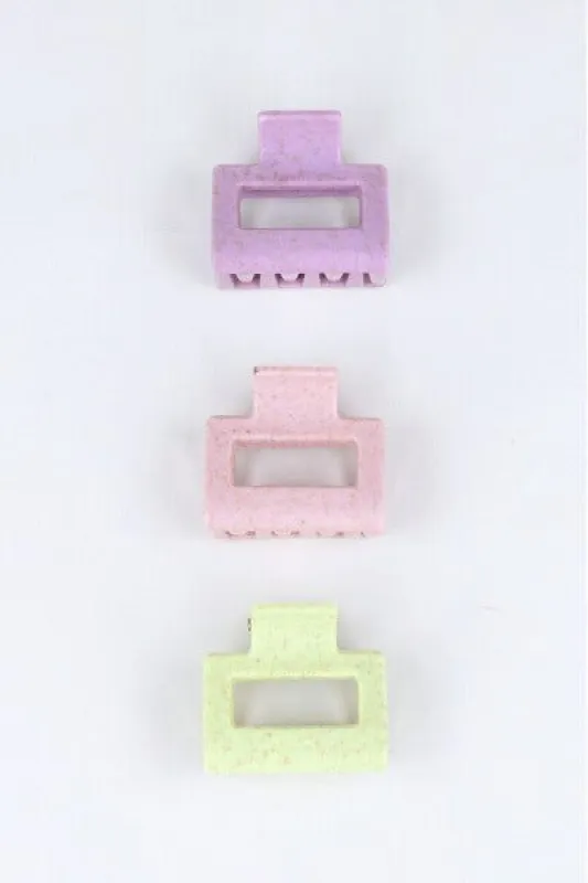 Set 3 pinzas midi mate rectangular sold by Shasa