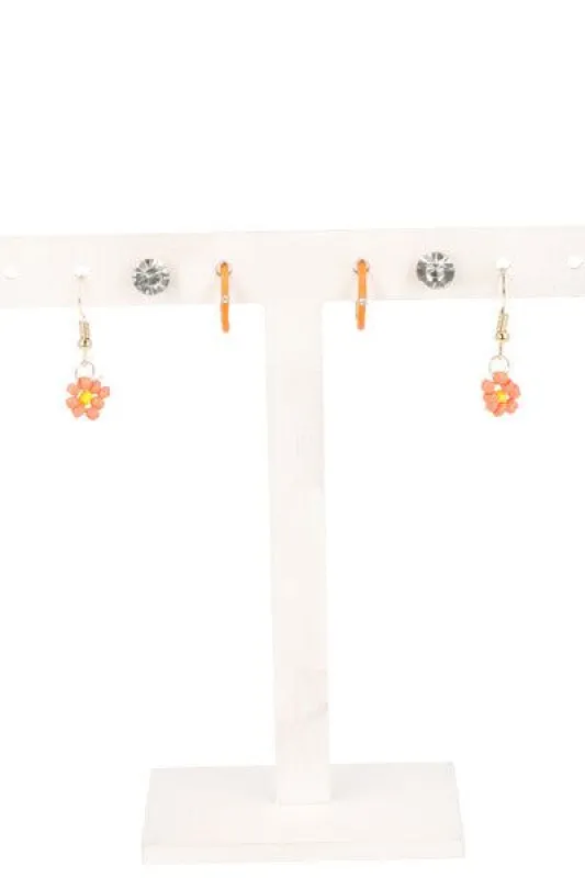 3Pr Aretes Arracadas Flor sold by Shasa