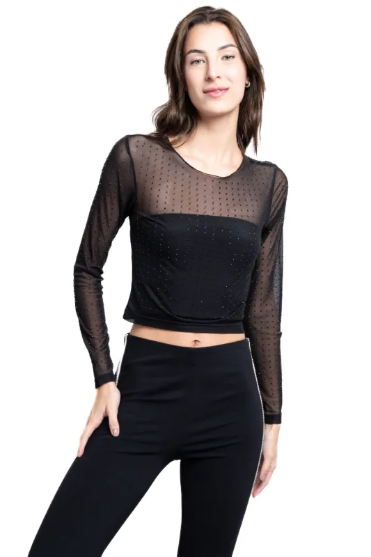 Top mesh m/l brillos sold by Shasa