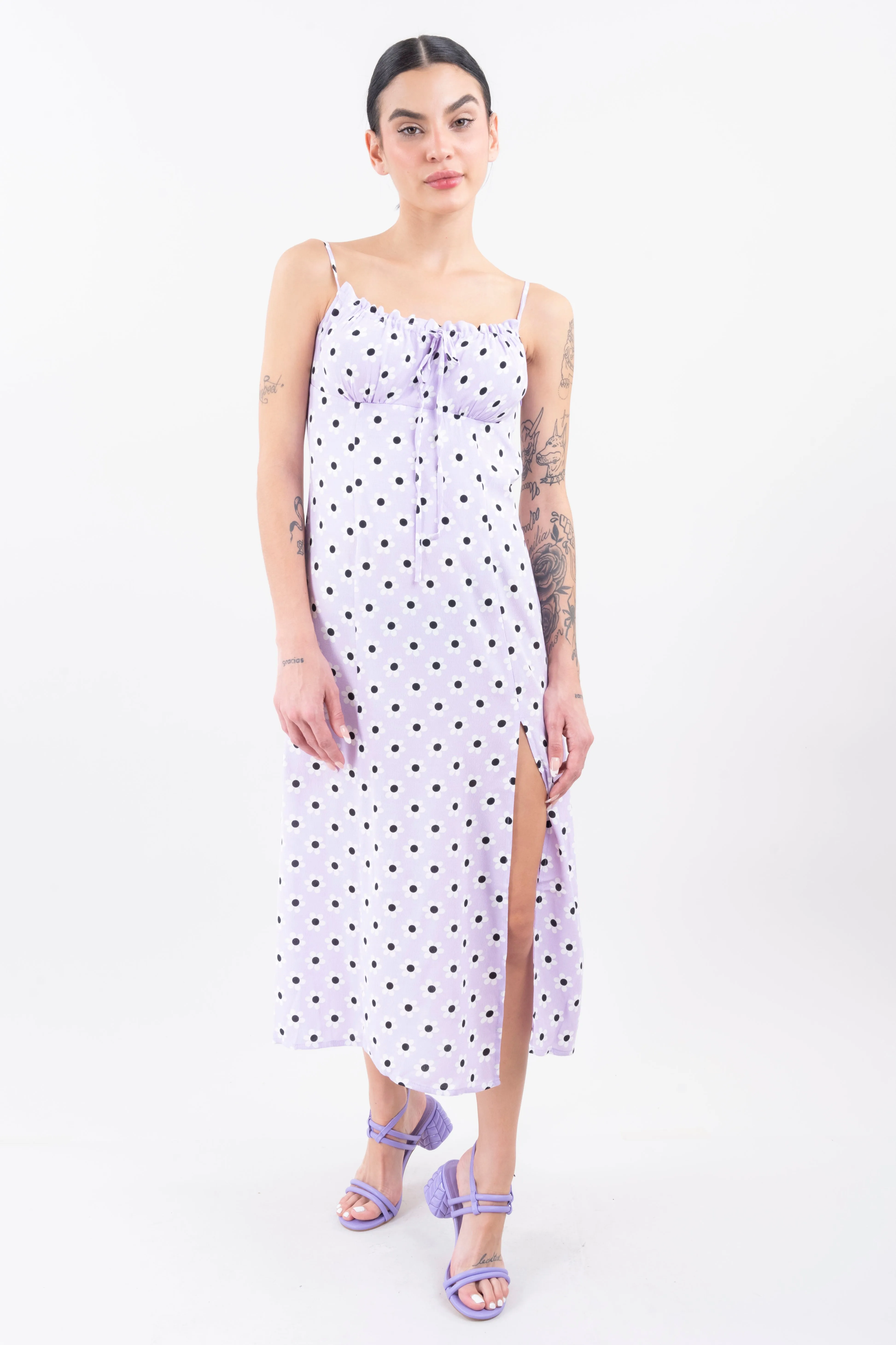 Vestido midi espalda descubierta flores sold by Shasa product image thumbnail 2