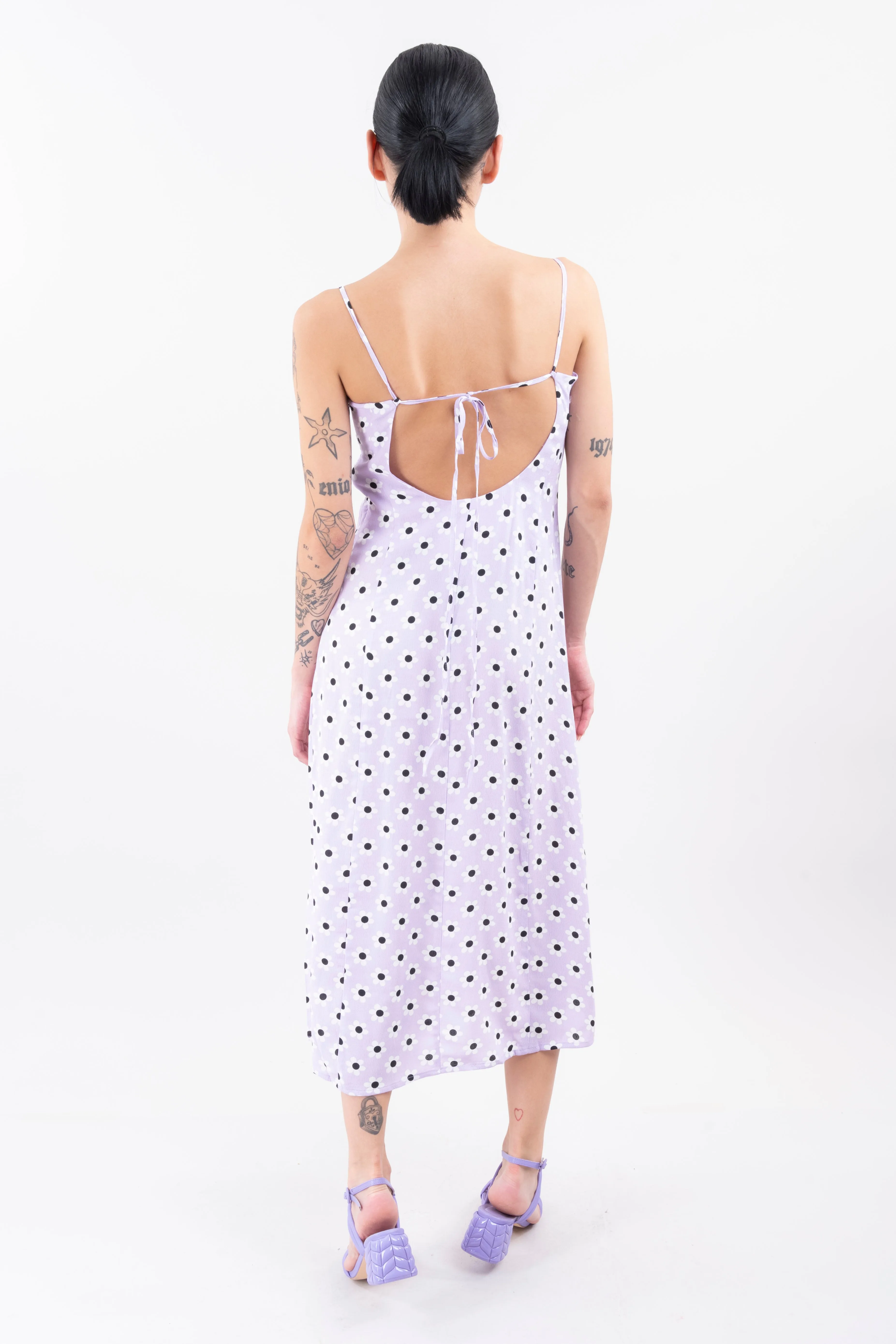 Vestido midi espalda descubierta flores sold by Shasa product image thumbnail 4