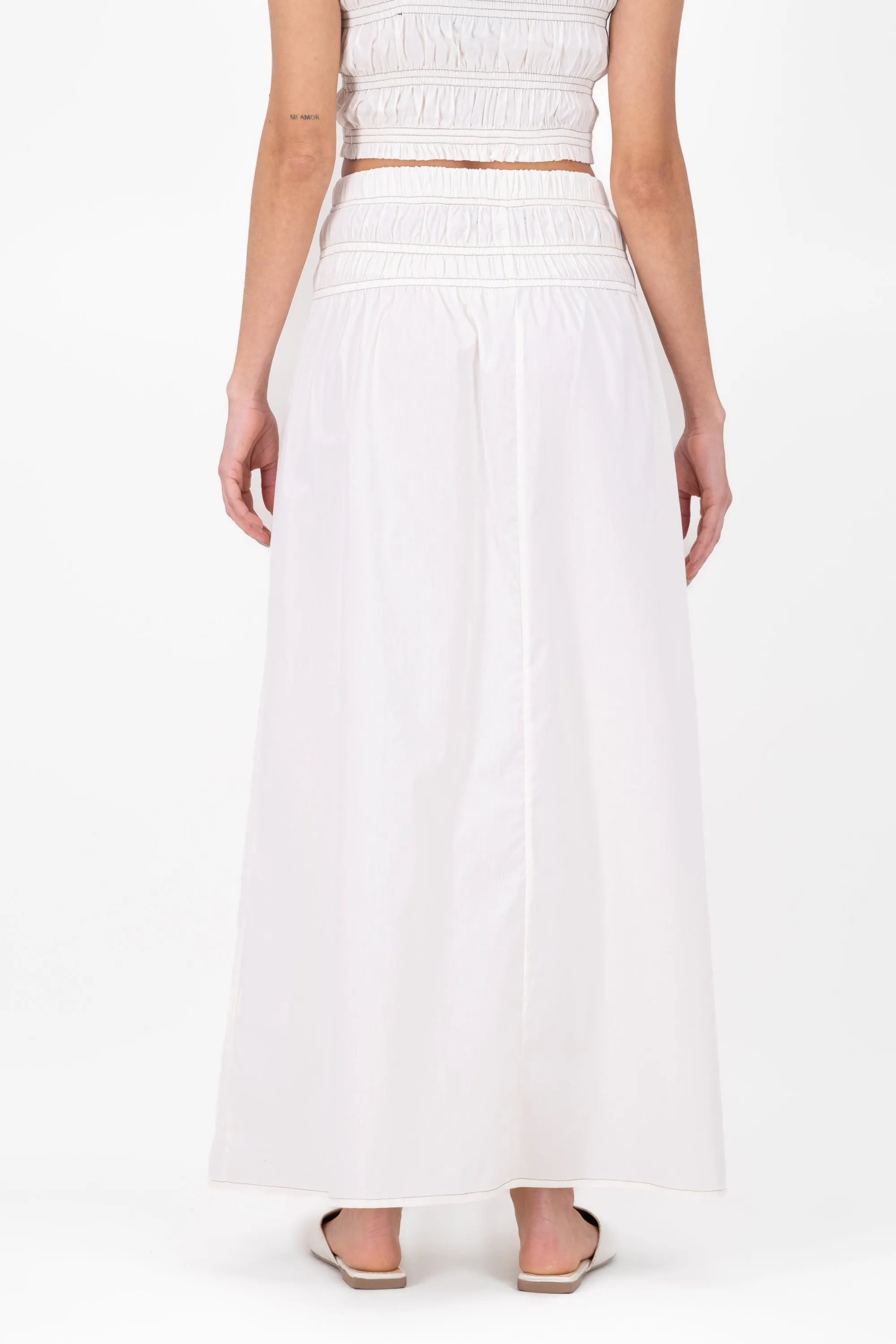 Falda maxi resorte contraste cintura Hypsters sold by Shasa product image thumbnail 4