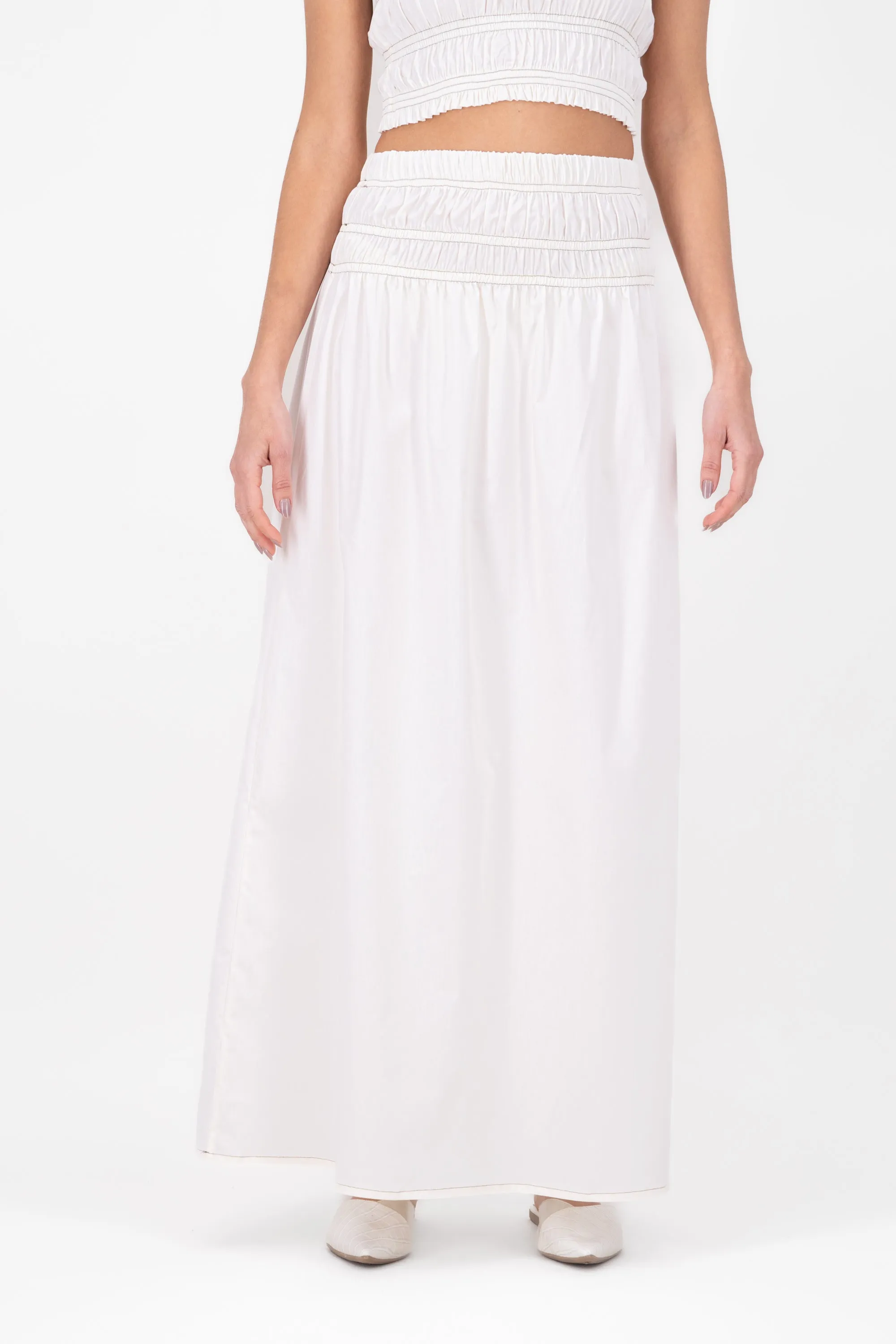 Falda maxi resorte contraste cintura Hypsters sold by Shasa product image thumbnail 2