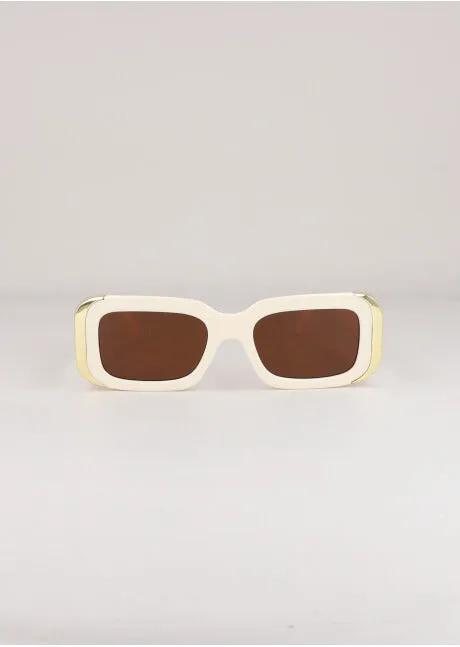 Lentes Rectangulares Detalle Oro sold by Shasa
