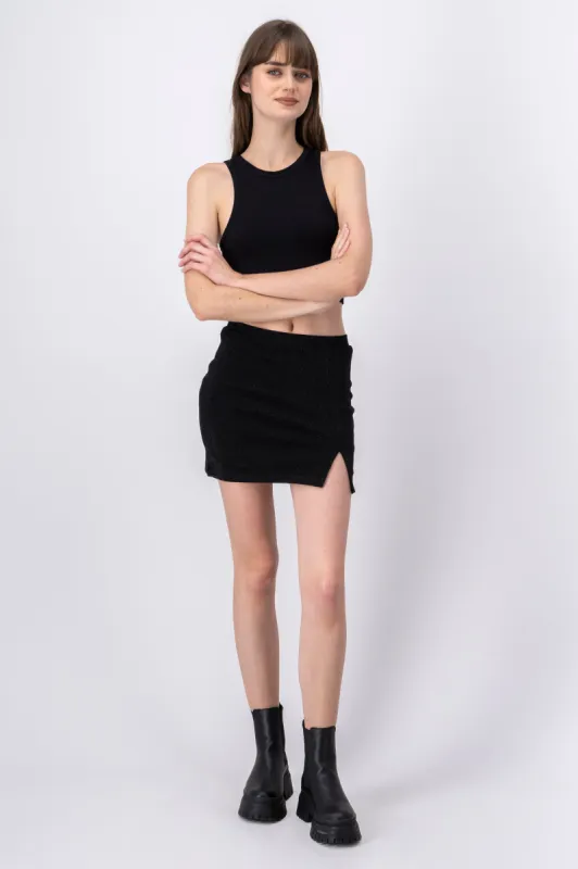 Falda mini tubo lurex sold by Shasa