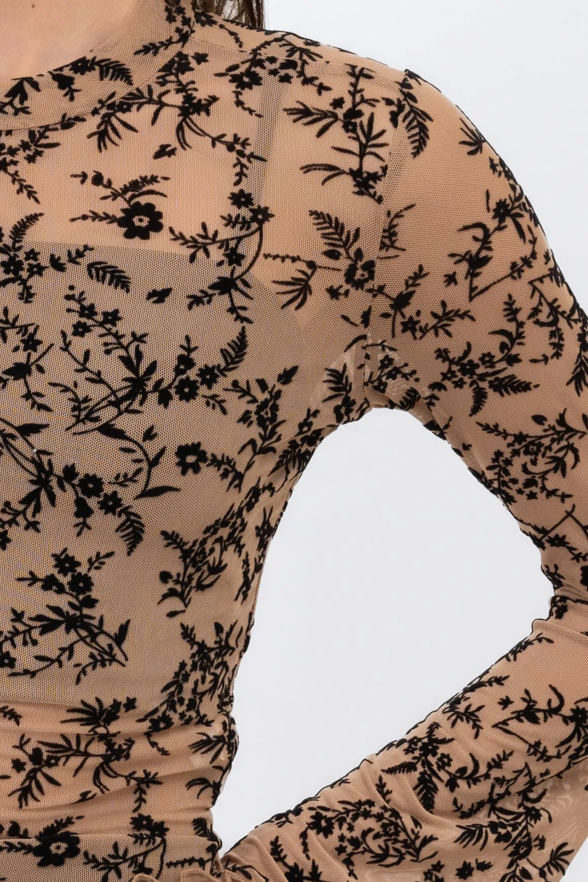 Top mesh flores flock sold by Shasa product image thumbnail 5