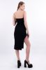 Vestido con cuello cascada de flock sold by Shasa