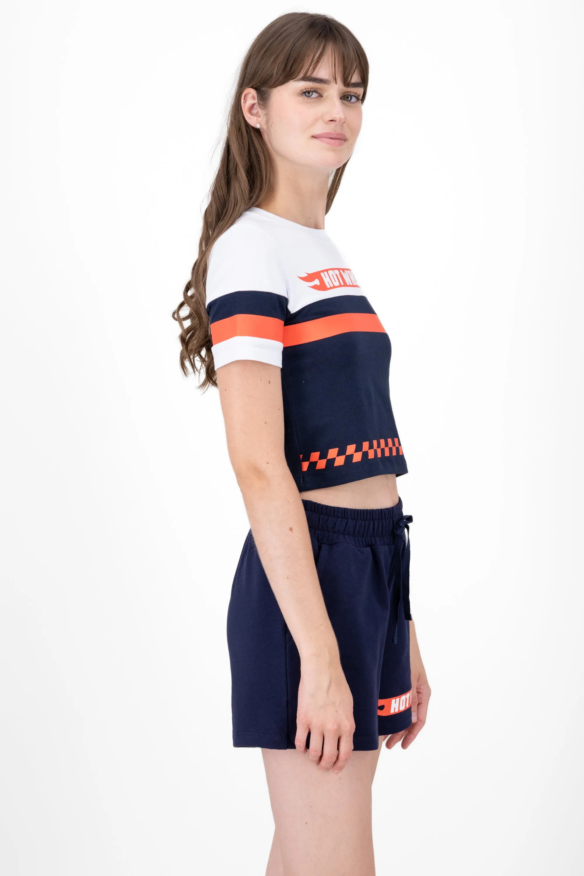 crop hotwheels lineas manga corta sold by Shasa product image thumbnail 3