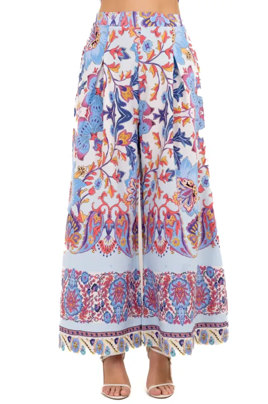 Pantalón Amplio Estampado Tribal sold by Shasa