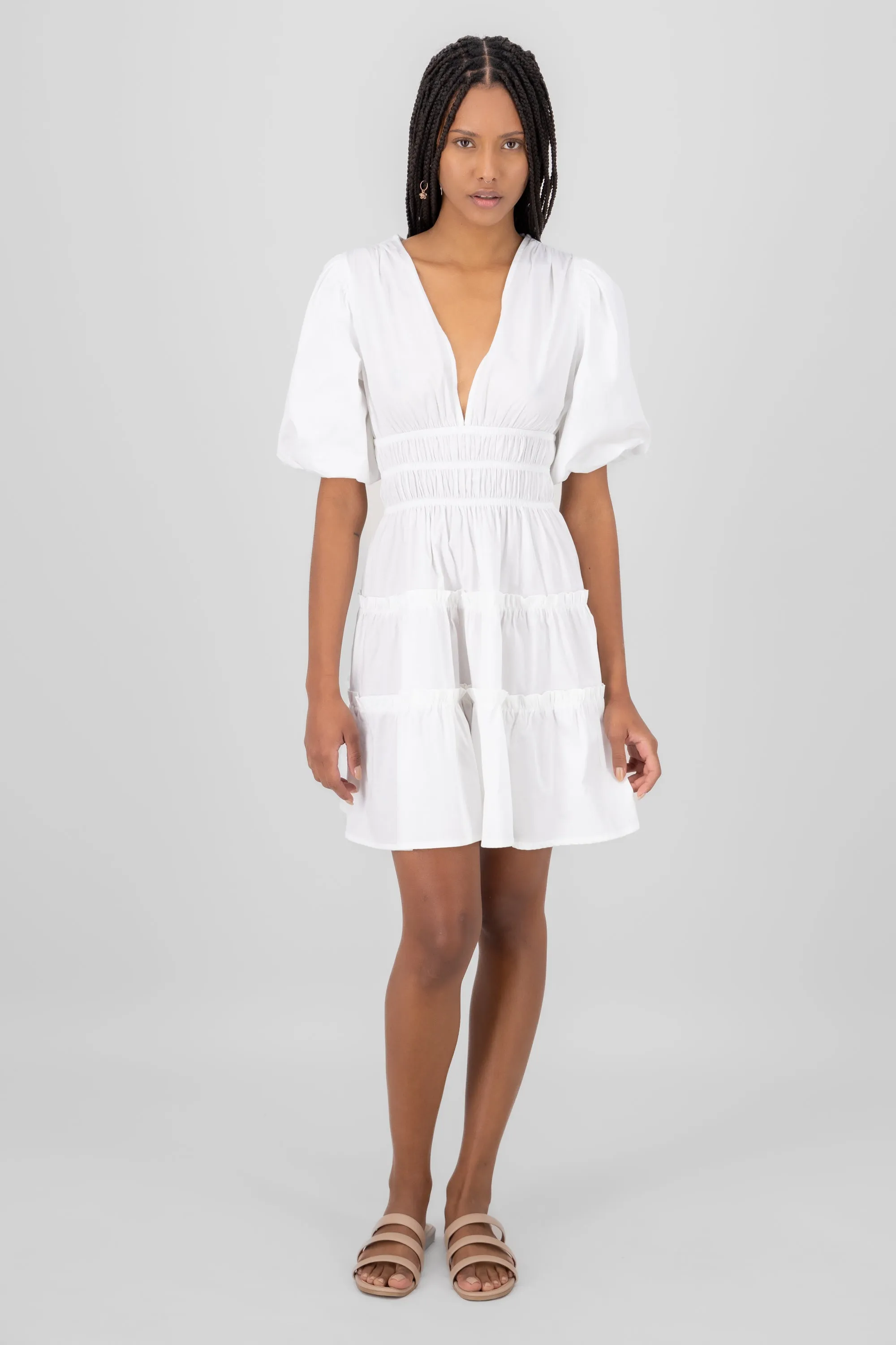 Vestido manga abullonada popelina sold by Shasa product image thumbnail 2