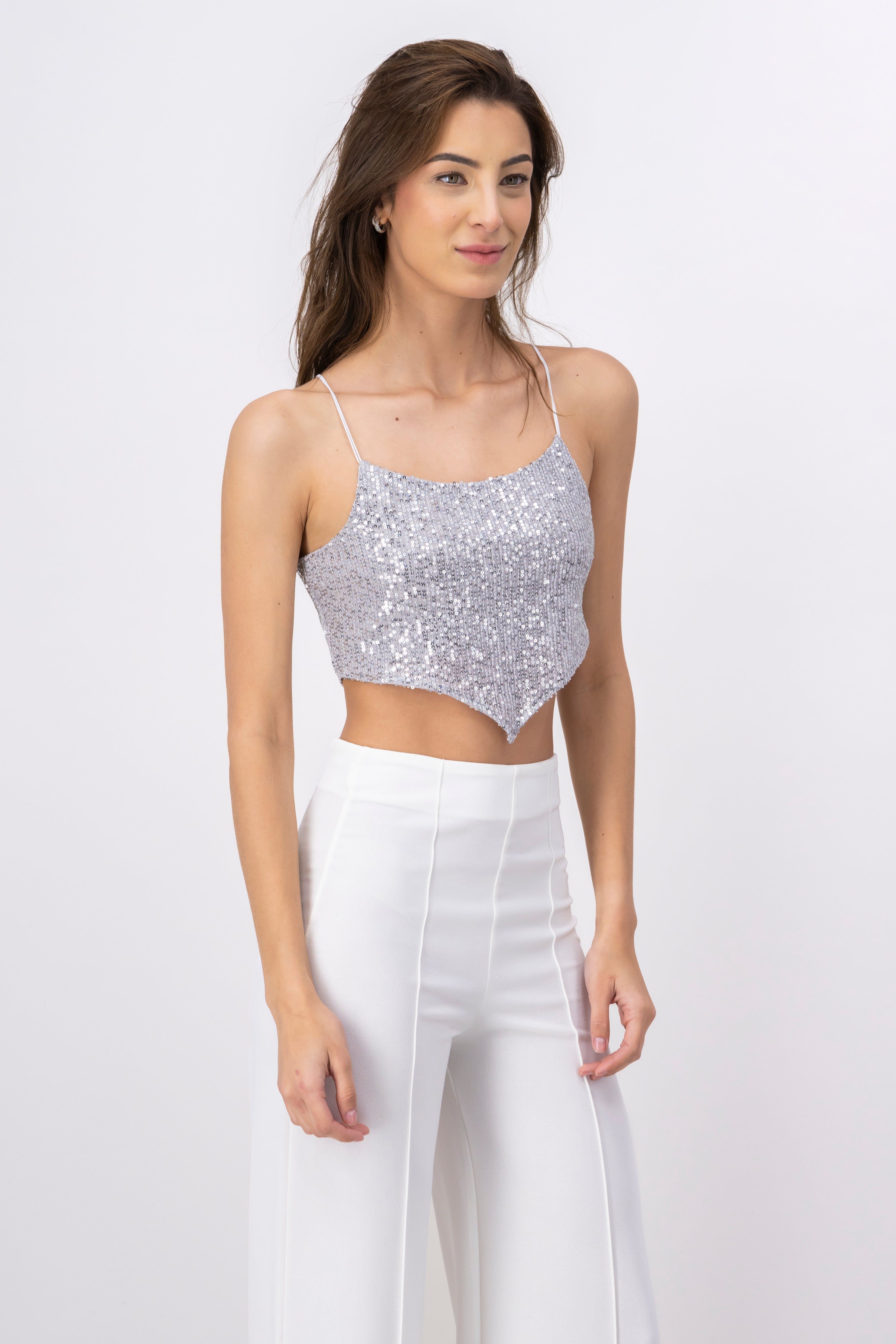 Top lentejuela tirantes sold by Shasa product image thumbnail 3