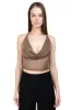 Top halter tejido brillos sold by Shasa