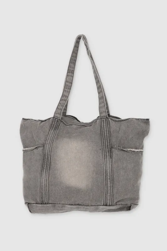 Bolsa tote grande denim sold by Shasa