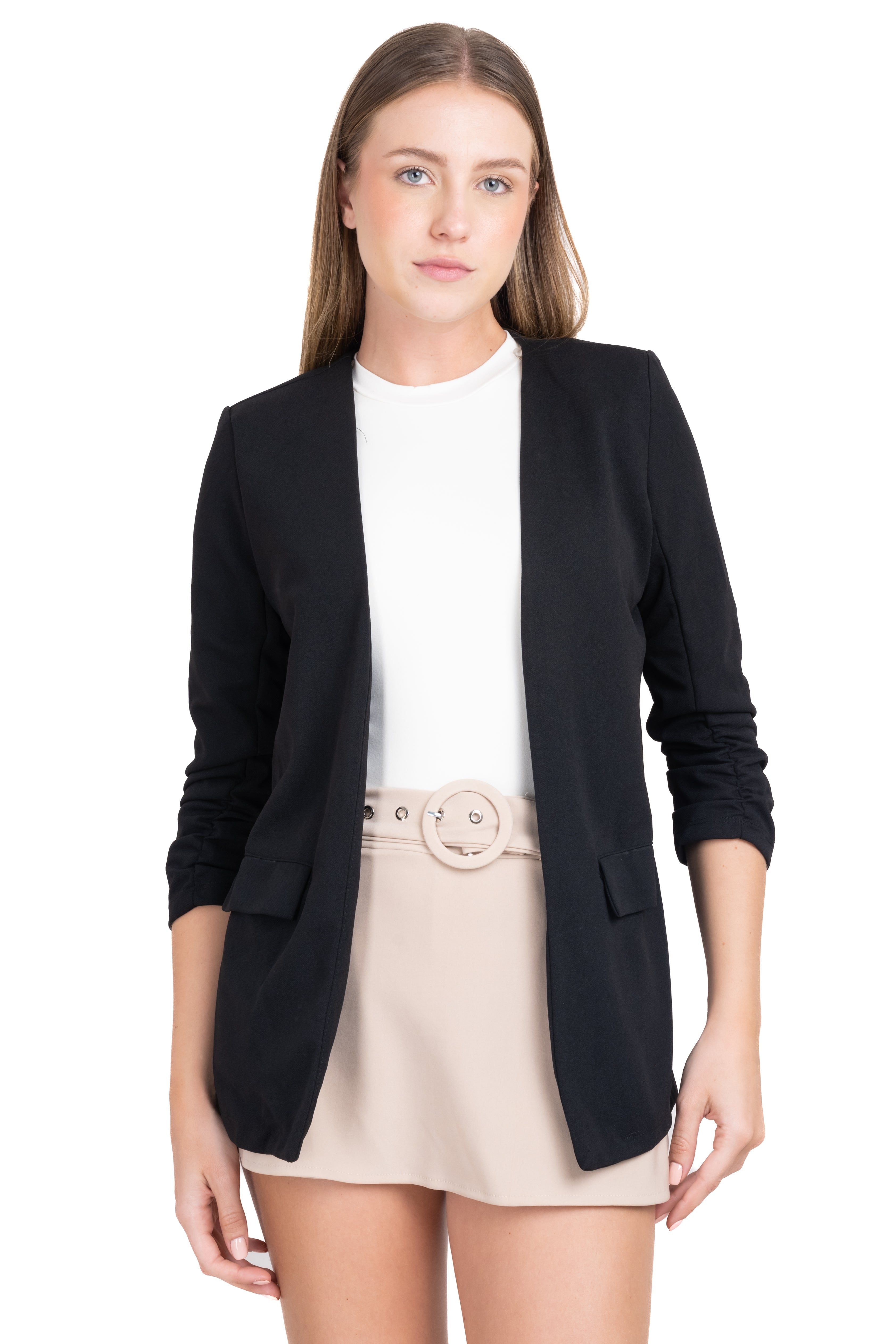 Saco manga 3/4 fruncida sold by Shasa