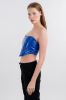 Top corset efecto piel costuras sold by Shasa