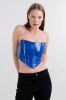 Top corset efecto piel costuras sold by Shasa