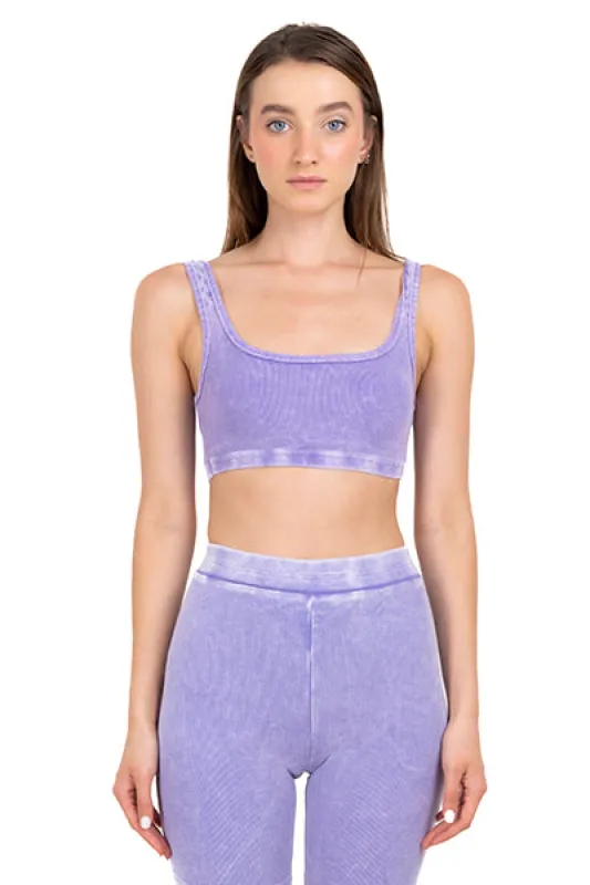 Top crop acanalado tie dye sold by Shasa