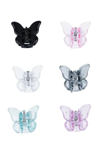 Set 6 pinzas mariposas sold by Shasa