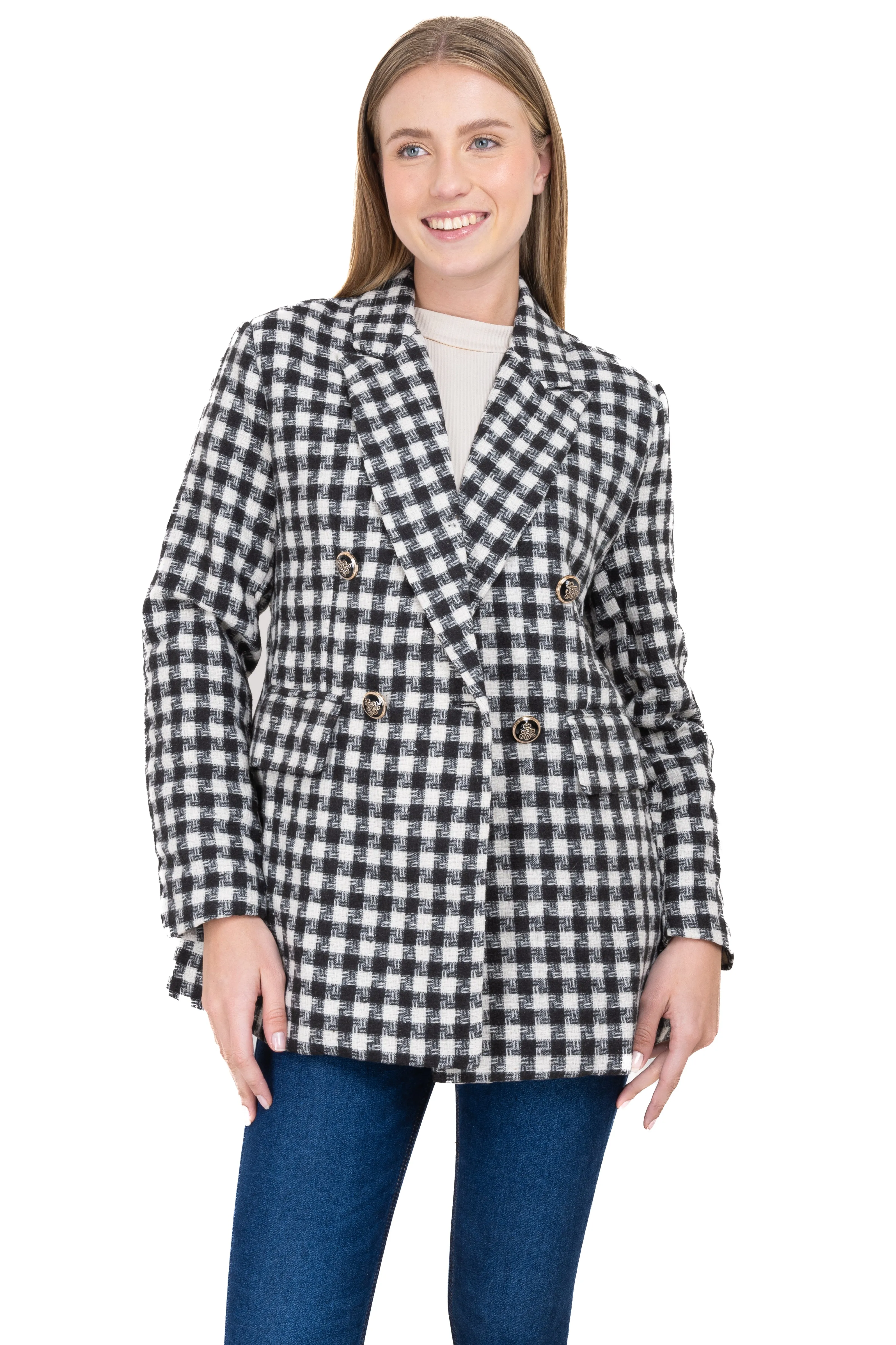 Saco largo cruzado detalle bolsas sold by Shasa