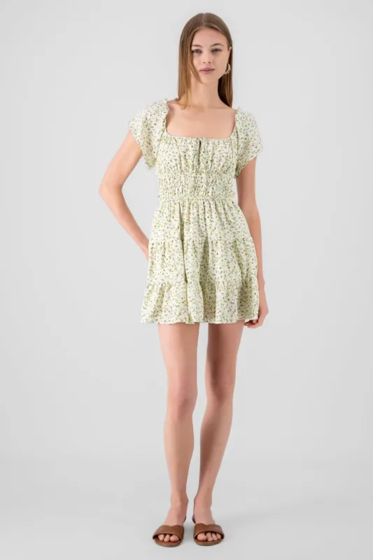 Vestido mini flores con short interno sold by Shasa