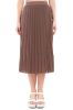 Falda midi monocolor tableada sold by Shasa