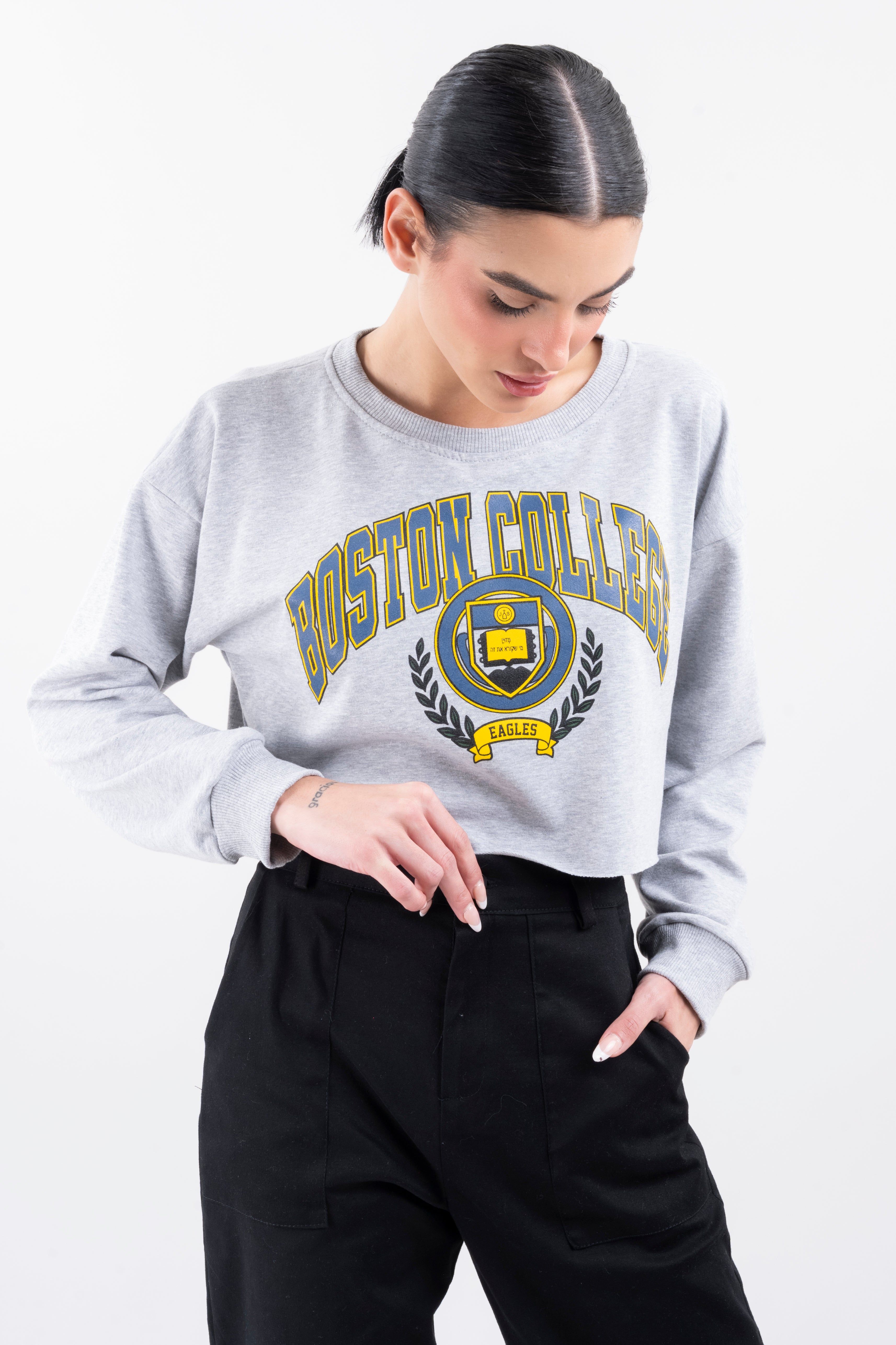 Sudadera crop Boston College sold by Shasa product image thumbnail 5