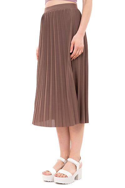 Falda midi monocolor tableada sold by Shasa product image thumbnail 3