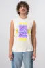 Tank Top Cuello Redondo Con Gráfico Groove sold by Shasa