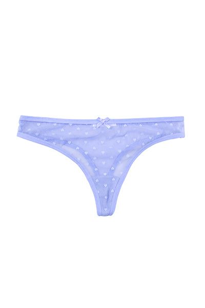 Tanga mesh corazones flock sold by Shasa