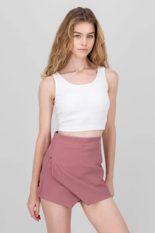 Top sin manga liso seamless sold by Shasa