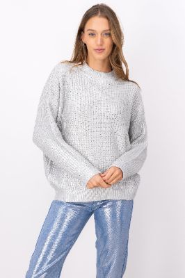 Suéter tejido metálico sold by Shasa