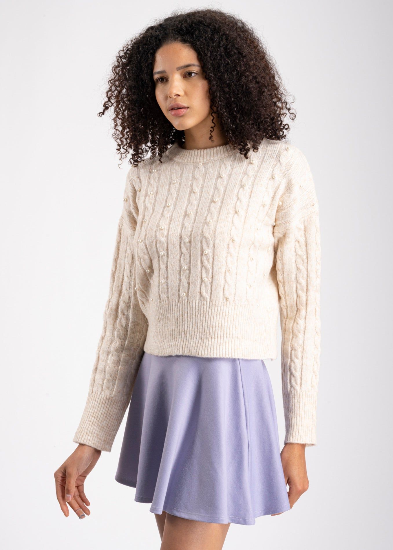 Suéter tejido corto perlas sold by Shasa product image thumbnail 3