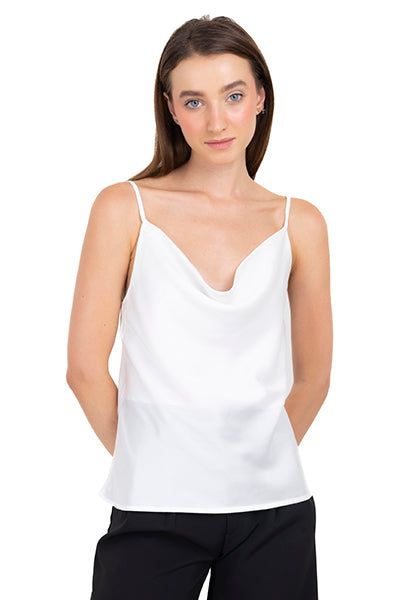 Top satín escote drapeado sold by Shasa product image thumbnail 2