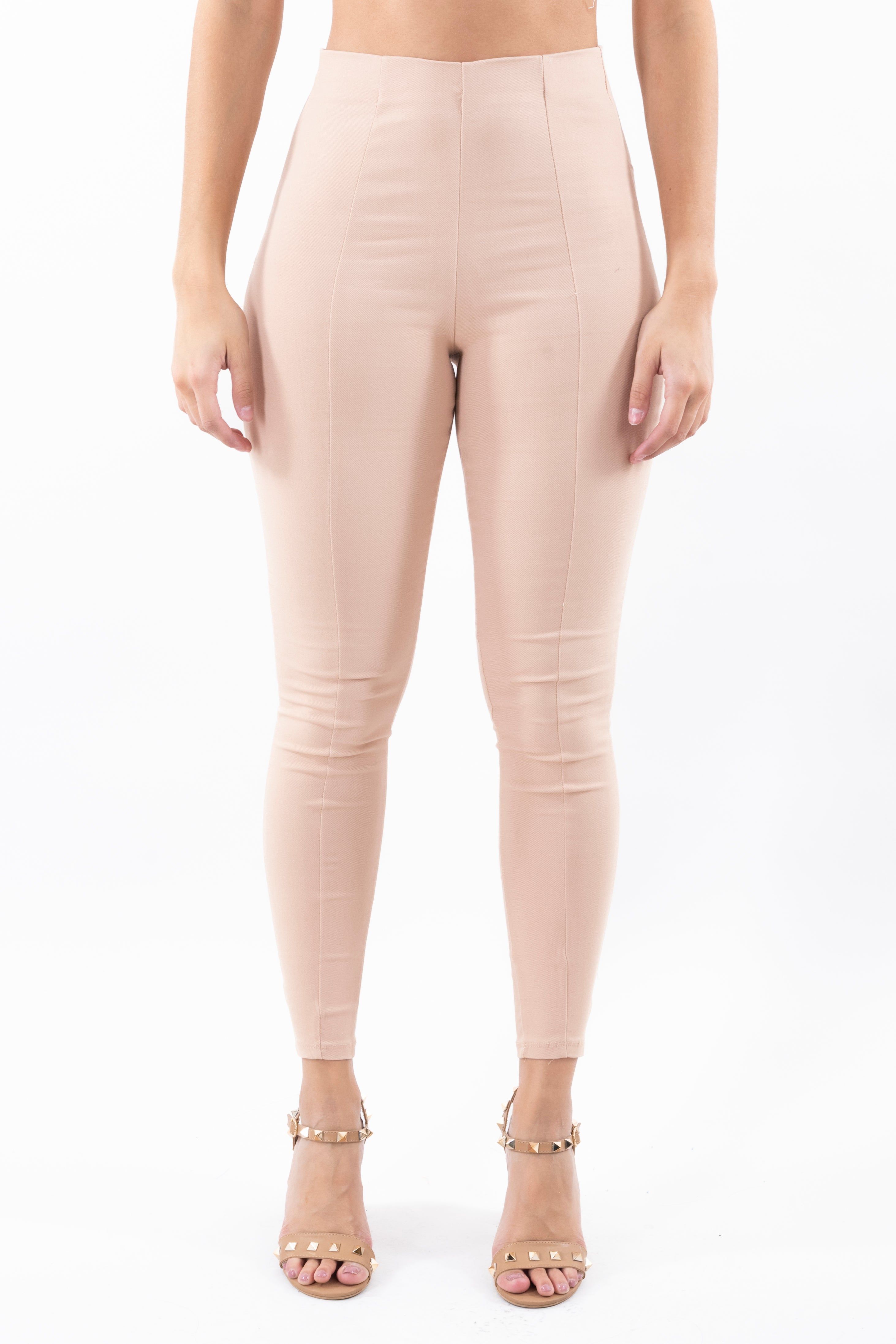 Leggings cintura alta costura pierna sold by Shasa