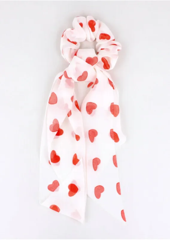 Scrunchie Estampado Corazones sold by Shasa