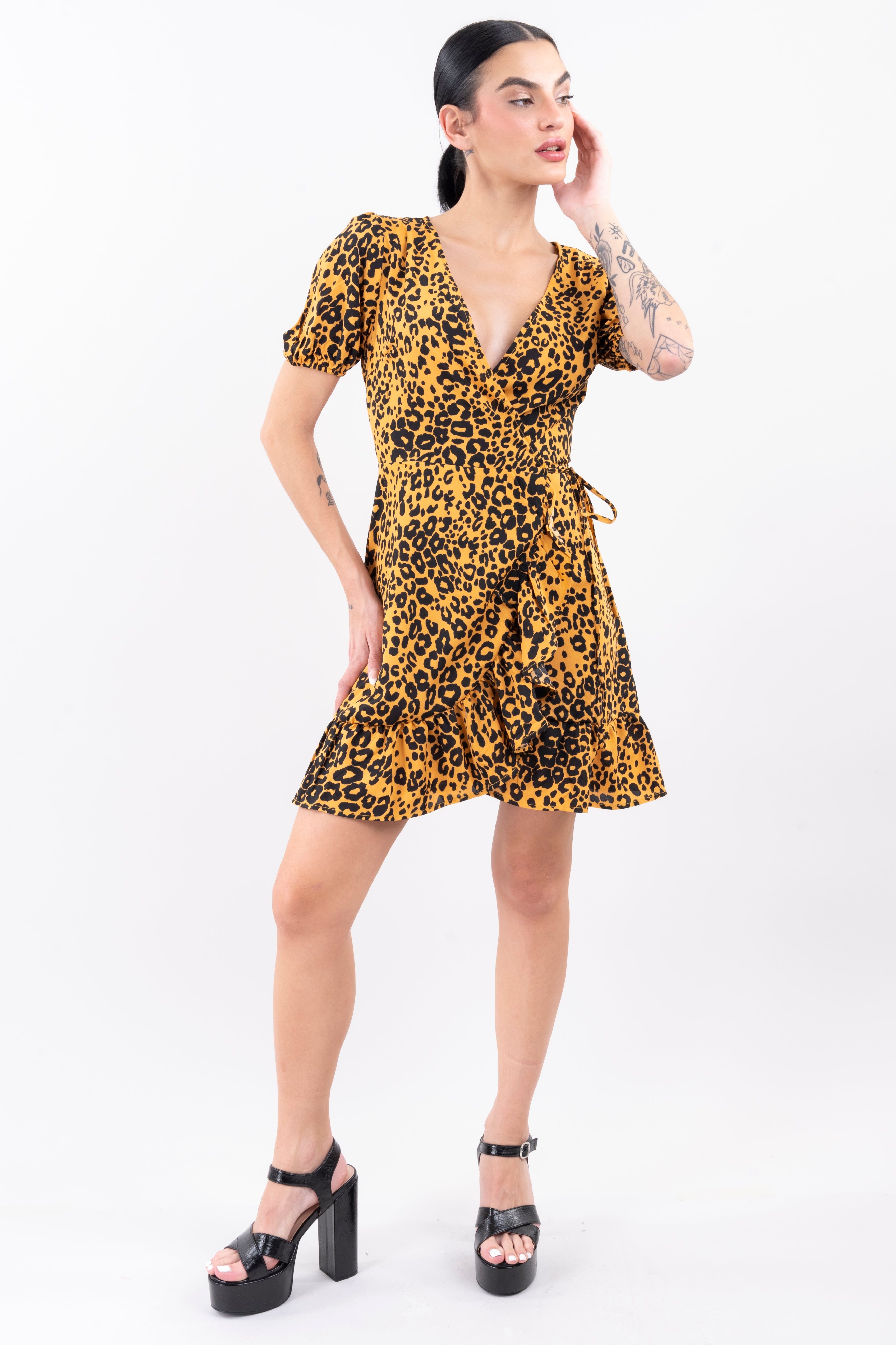 Vestido mini animal print olanes sold by Shasa product image thumbnail 2