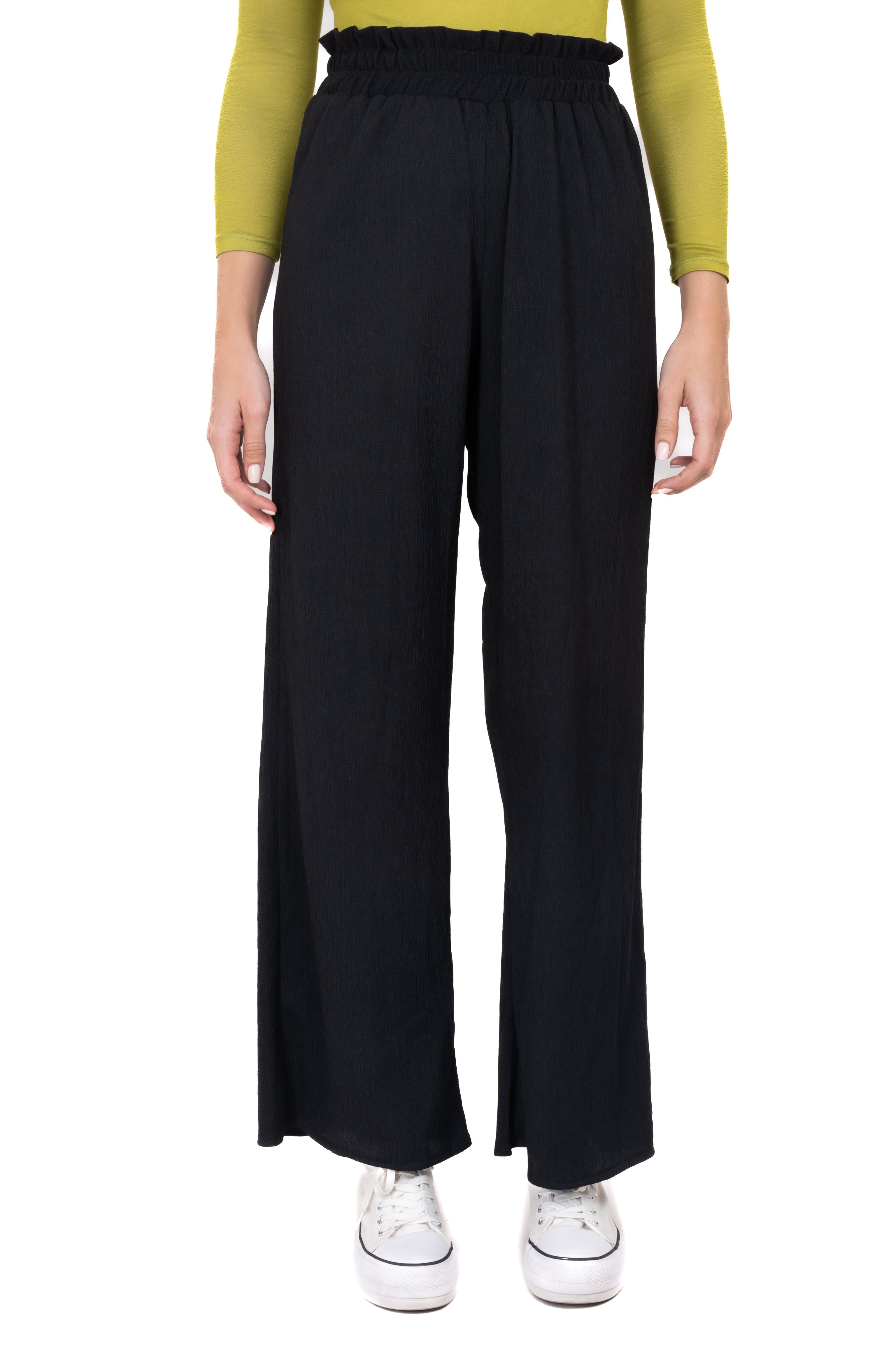 Pantalón amplio cintura elástico sold by Shasa