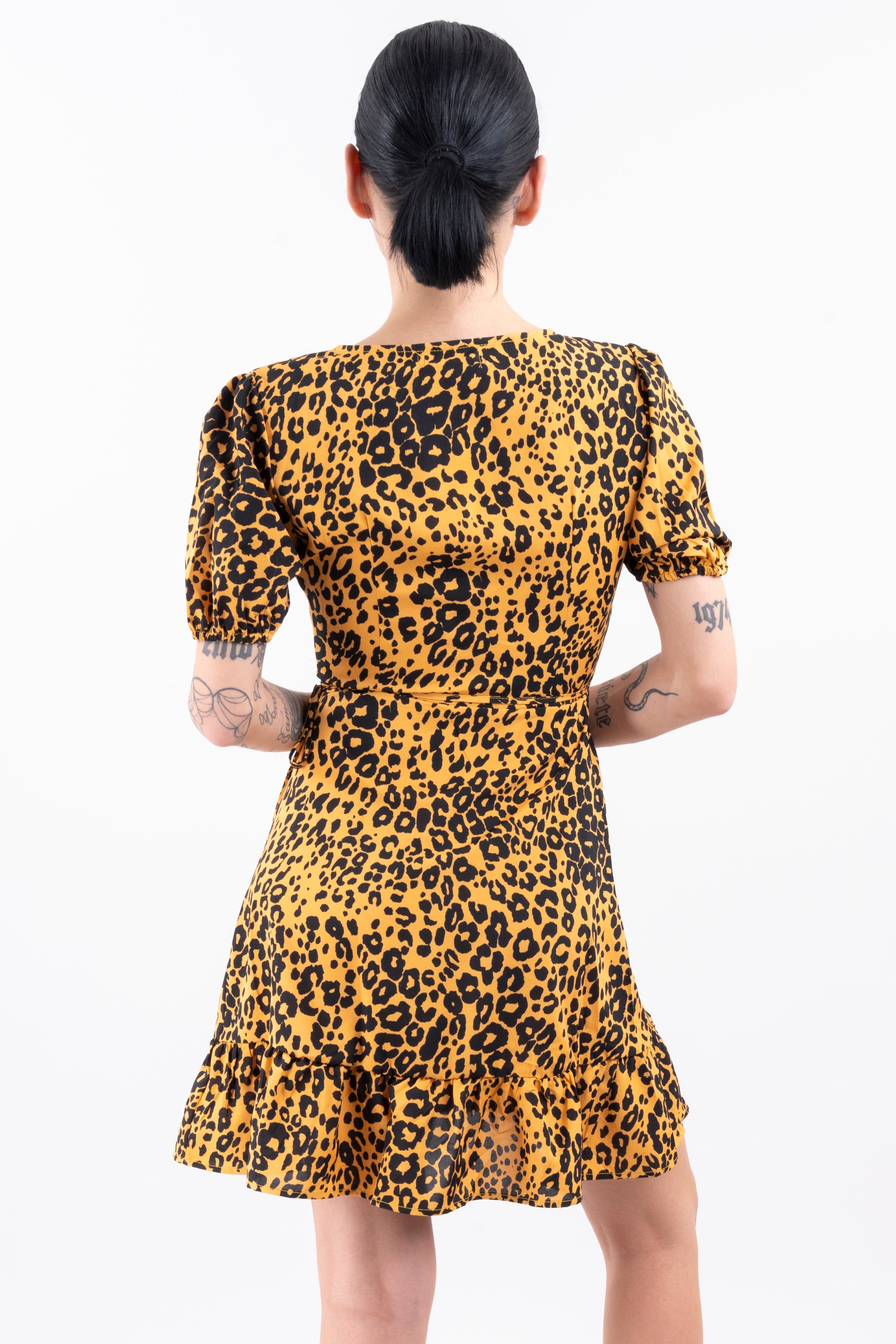 Vestido mini animal print olanes sold by Shasa product image thumbnail 4