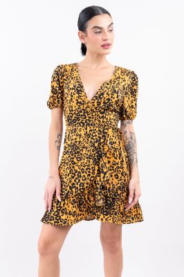 Vestido mini animal print olanes sold by Shasa