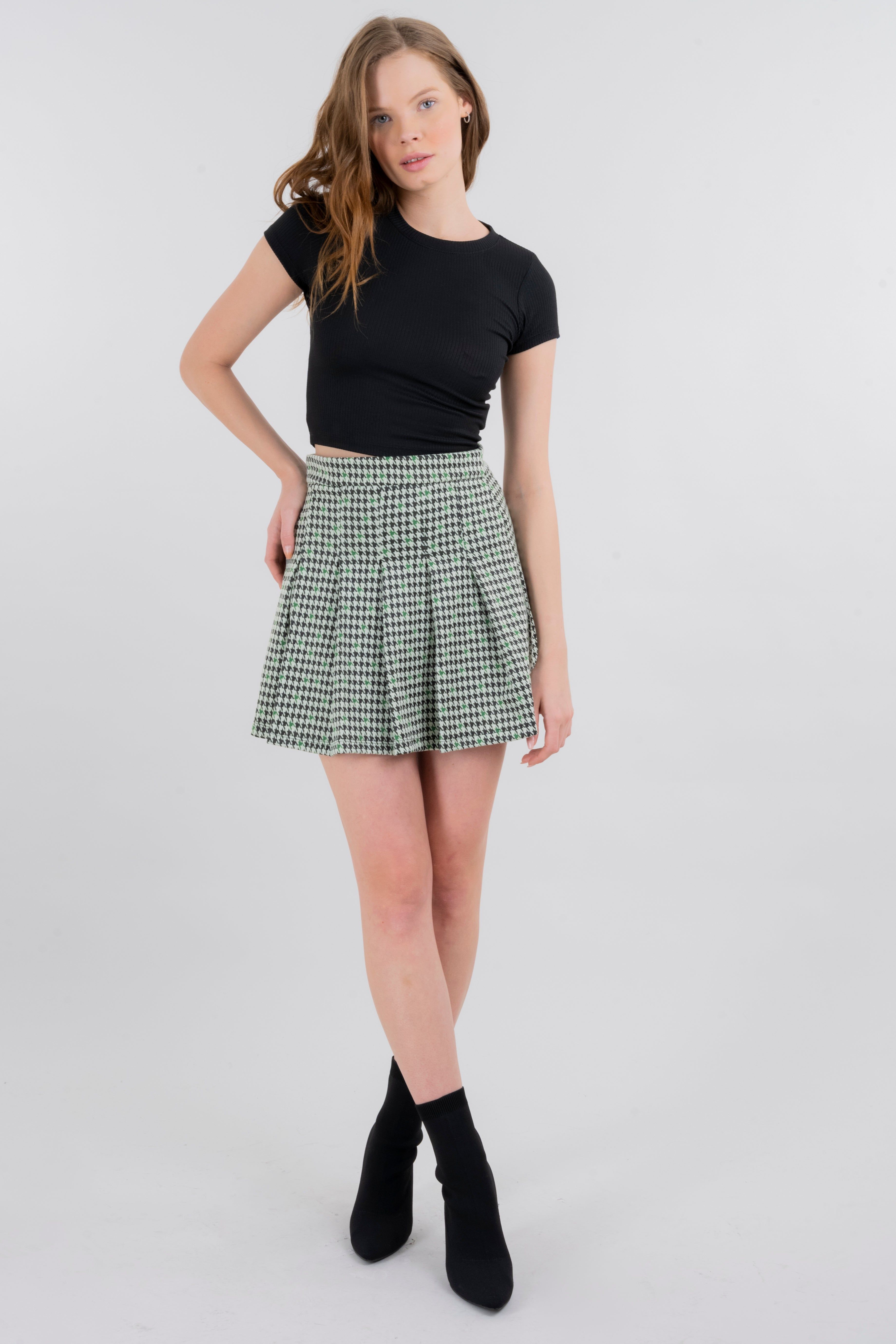 Falda mini tableada sold by Shasa product image thumbnail 5