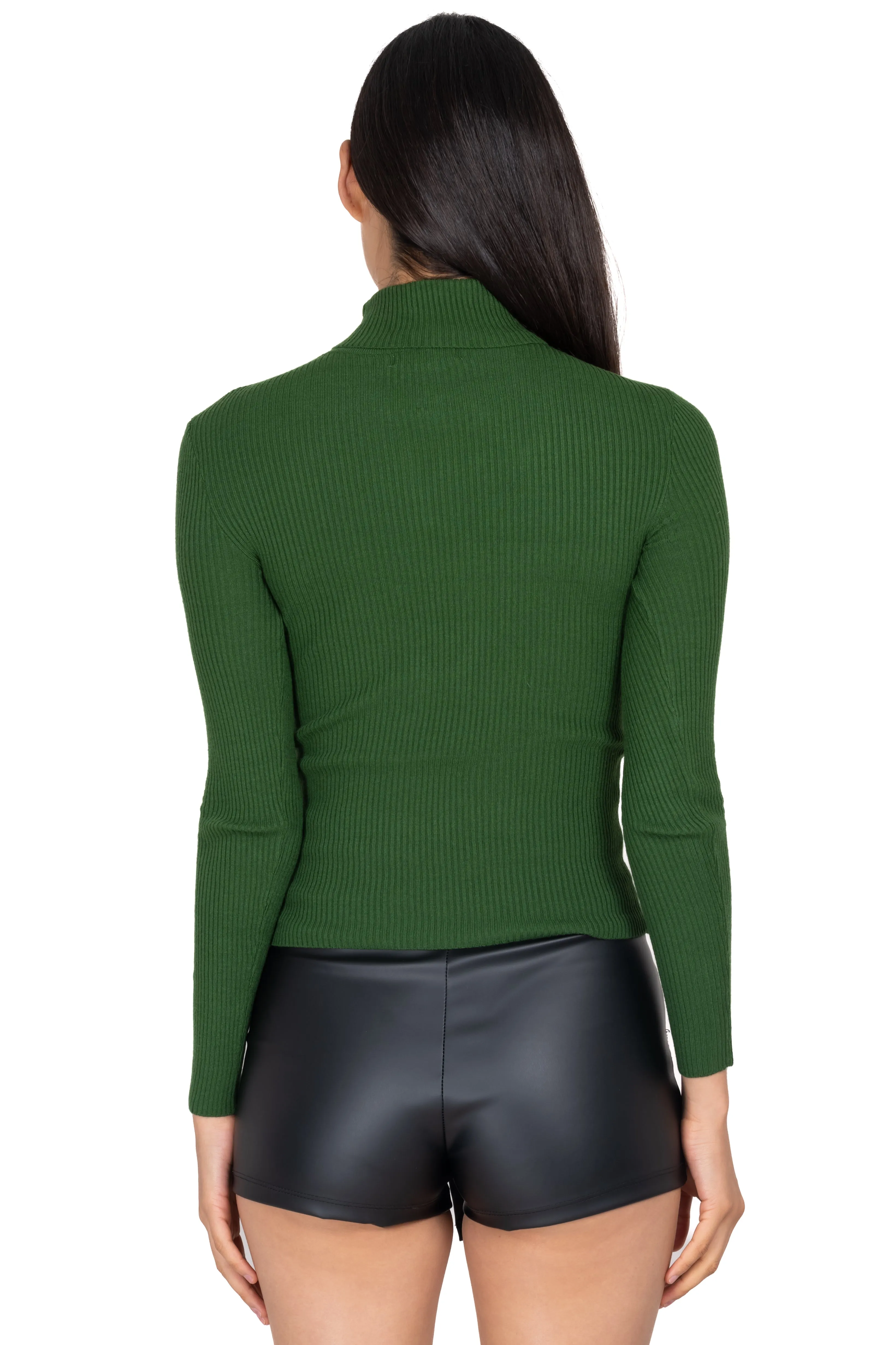 Blusa acanalada cuello alto sold by Shasa product image thumbnail 4